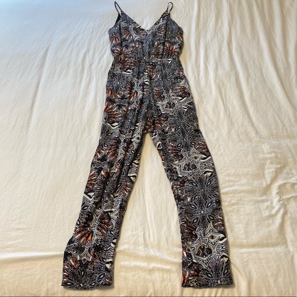 TOPSHOP tank top jumpsuit paisley pattern